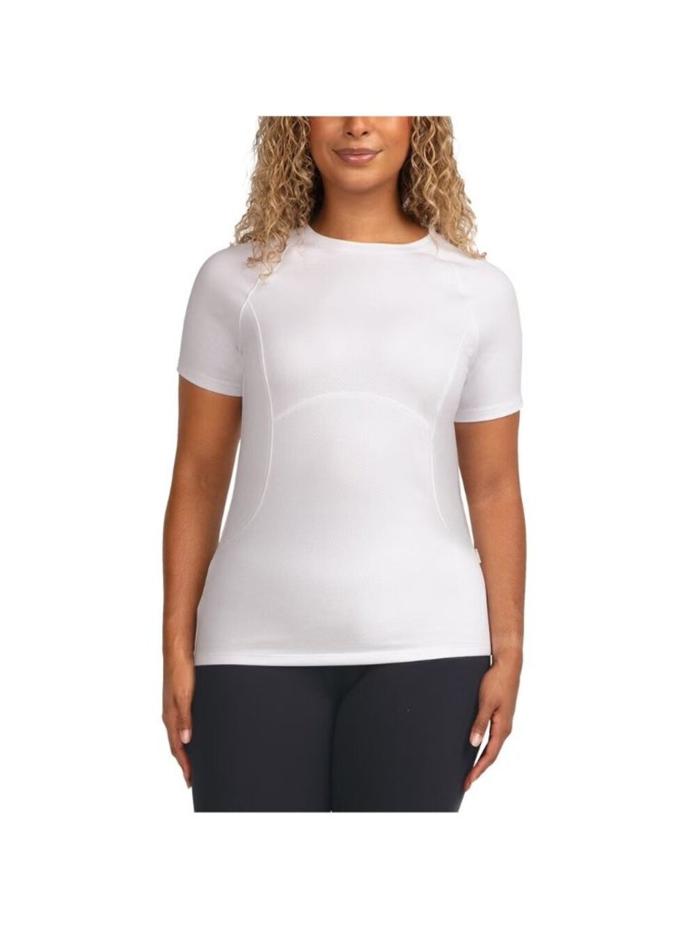 Spyder Women's Short Sleeve Active Tee White Size small (4-6) new with tag